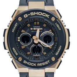 G Shock SOLAR Black Dial Stainless Steel Men s Watch