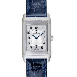 Reverso Manual winding White Dial Stainless Steel Men s Watch