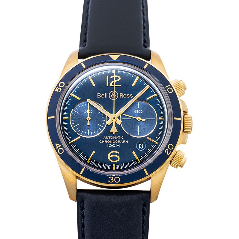 Bell & Ross Vintage BRV294-BLU-BR/SCA