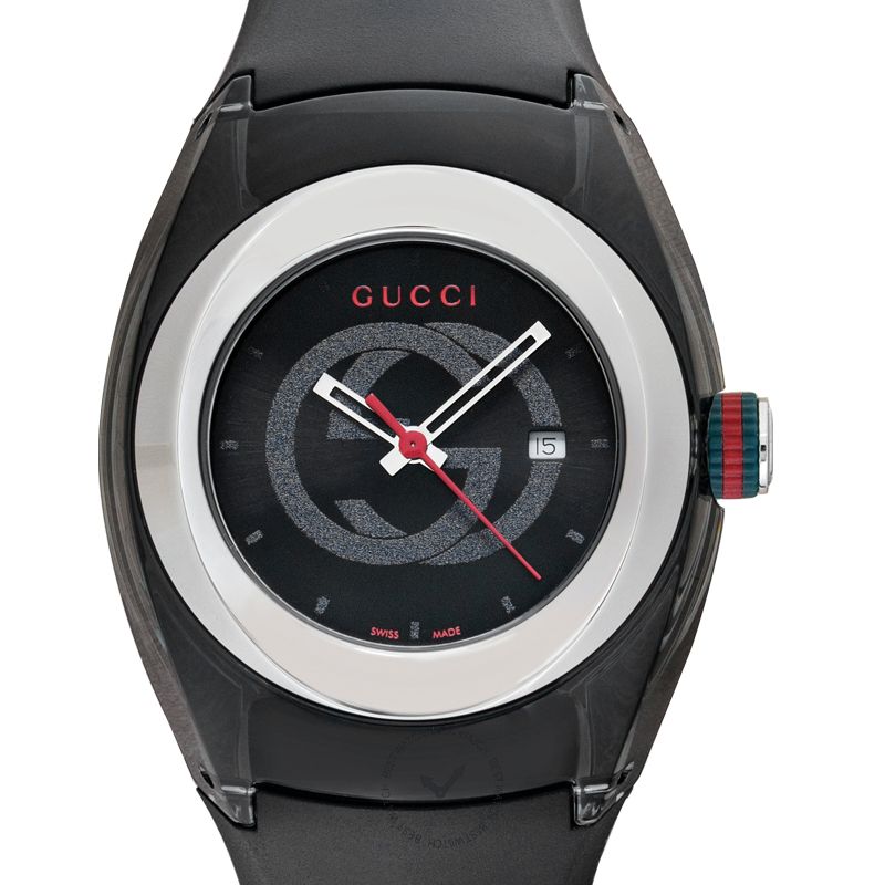 Sync Quartz Black Dial Stainless Steel Unisex Watch