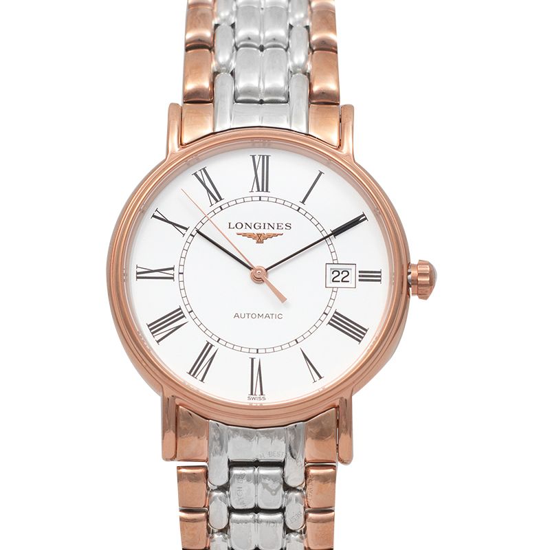Longines presence automatic white dial men's watch top
