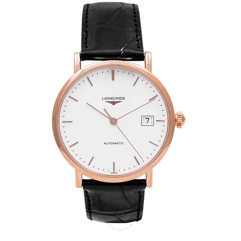 Elegant Automatic White Dial Men s Watch
