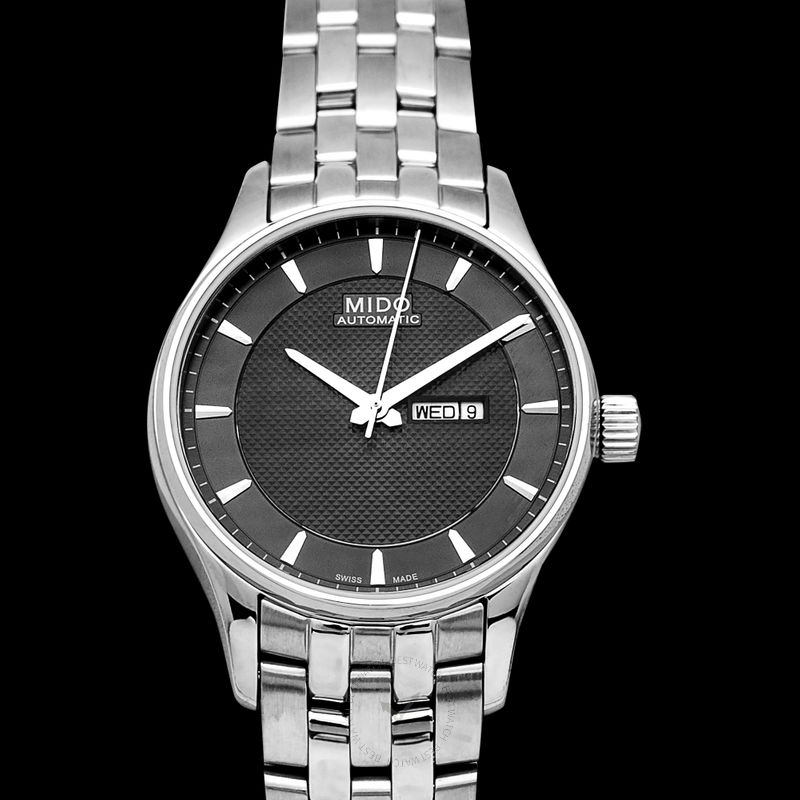 Belluna Automatic Grey Dial Stainless Steel Ladies Watch