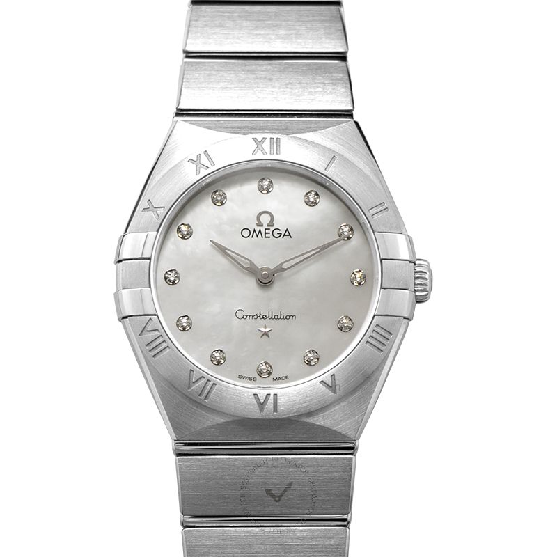 omega constellation ladies mother of pearl