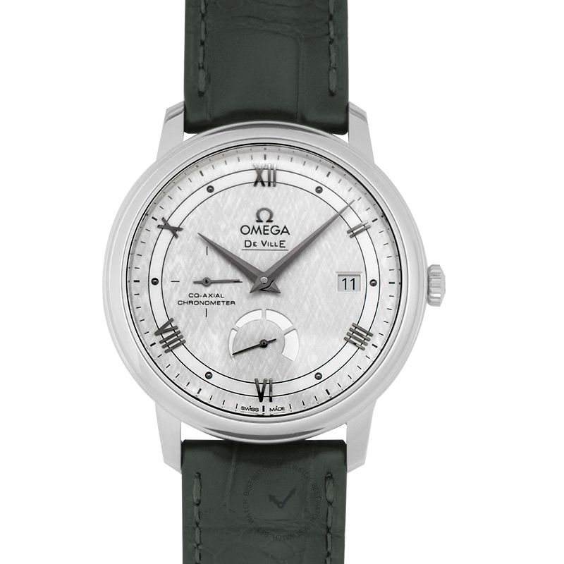 De Ville Prestige Co Axial Power Reserve 39.5 mm Silver Dial Steel
