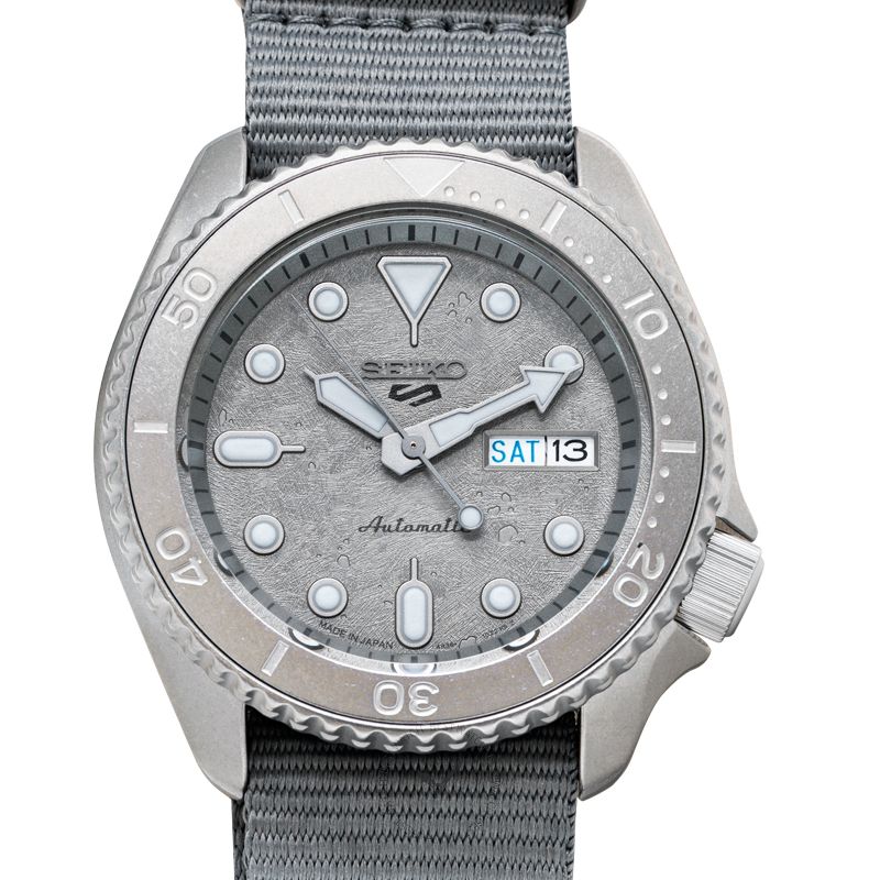 Seiko 5 Sports Automatic Grey Dial Stainless Steel Men's Watch