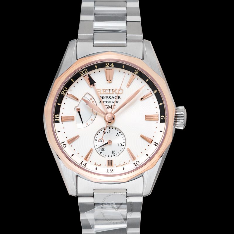Presage Automatic Beige Dial Titanium Men s Watch