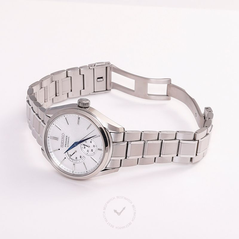 Presage Automatic White Dial Titanium Men's Watch