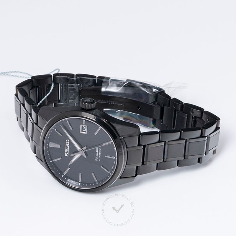 Presage Automatic Black Dial Stainless Steel Men's Watch