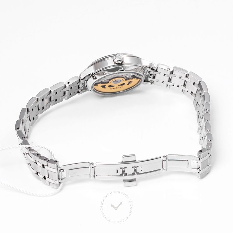 Presage Automatic Silver Dial Stainless Steel Ladies Watch