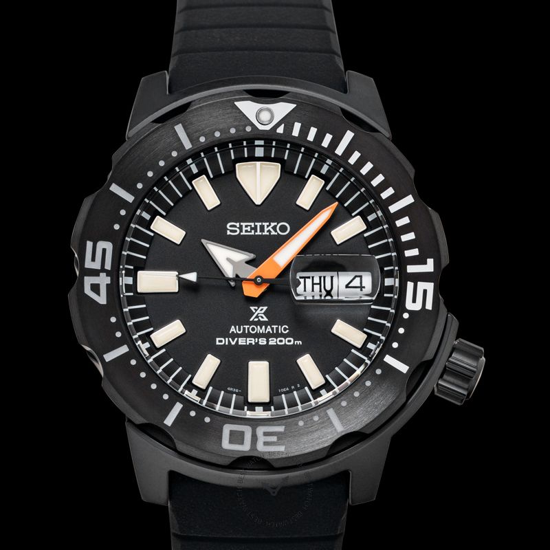 Prospex Automatic Black Dial Stainless Steel Men's Watch