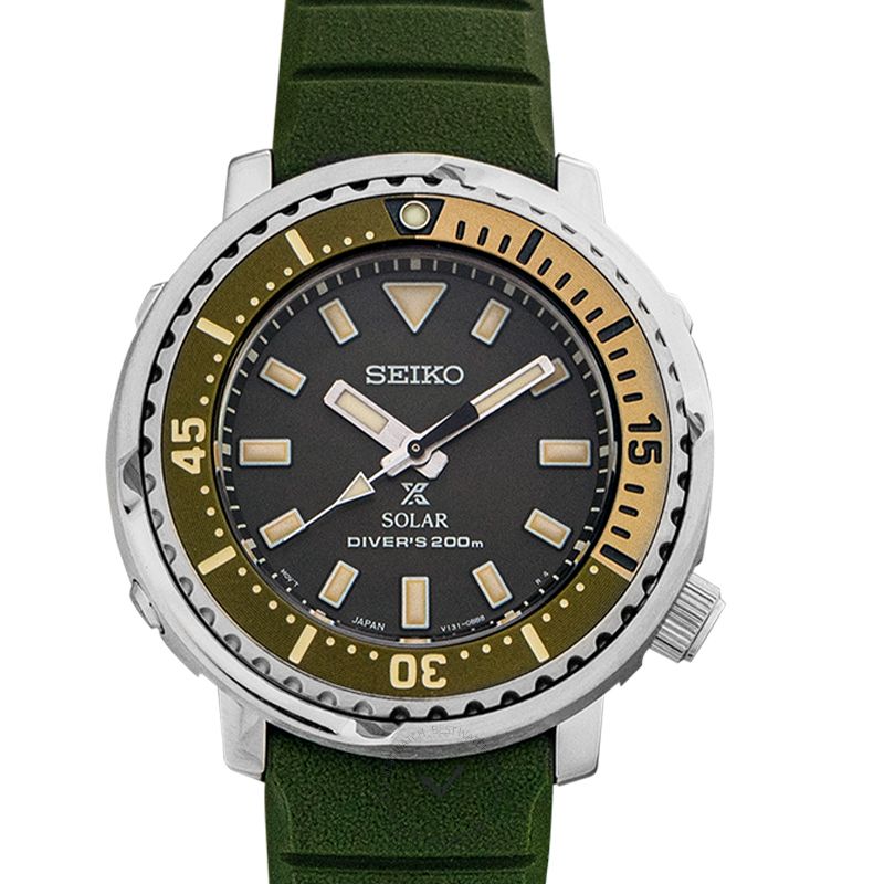 Prospex SOLAR Green Dial Stainless Steel Men's Watch