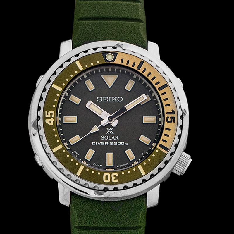 Prospex SOLAR Green Dial Stainless Steel Men's Watch