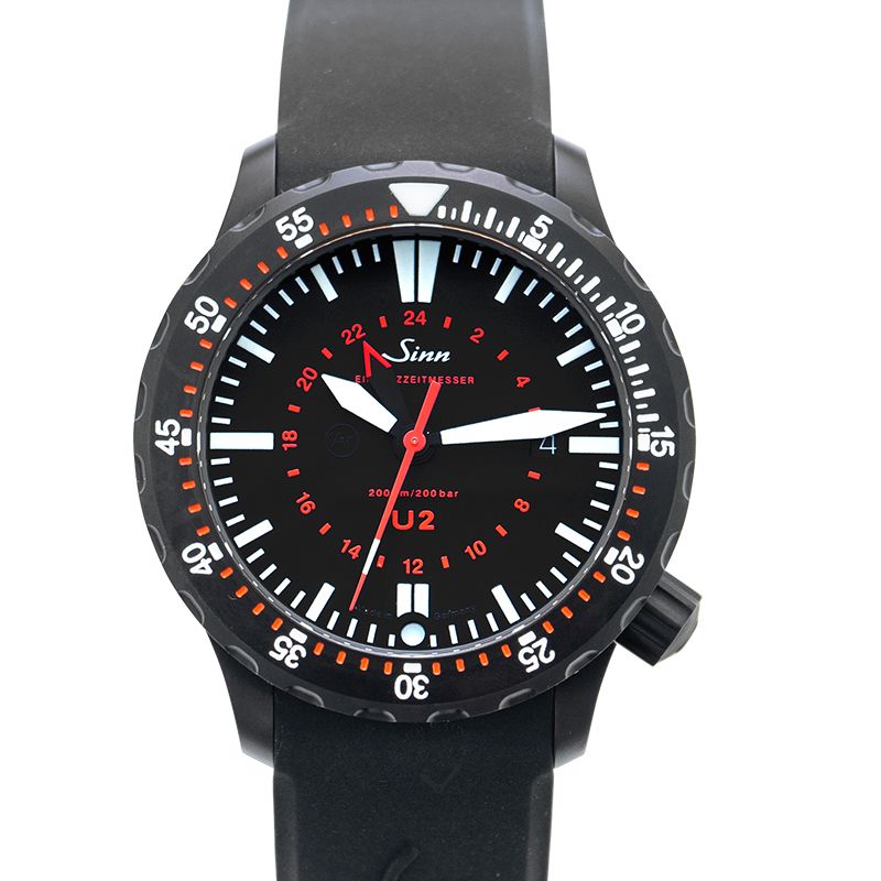 Sinn Diving Watches 1020.020-Silicone-BLK-LFC