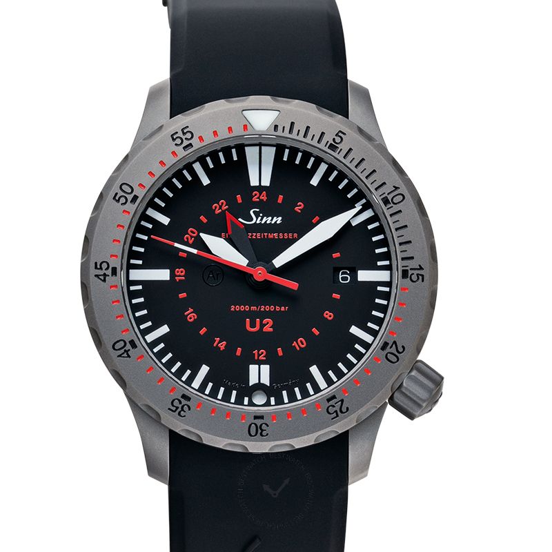 Sinn Diving Watches 1020.030-Silicone-LFC-Blk