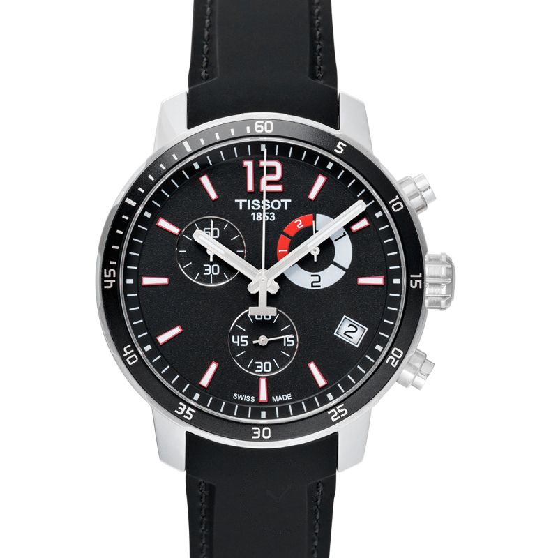 T Sport Quickster Soccer World Cup Quartz Black Dial Men s Watch