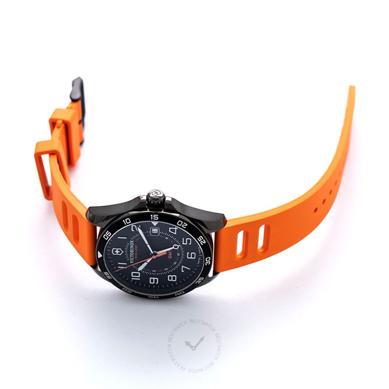 FieldForce Sport GMT Quartz Black Dial Men s Watch